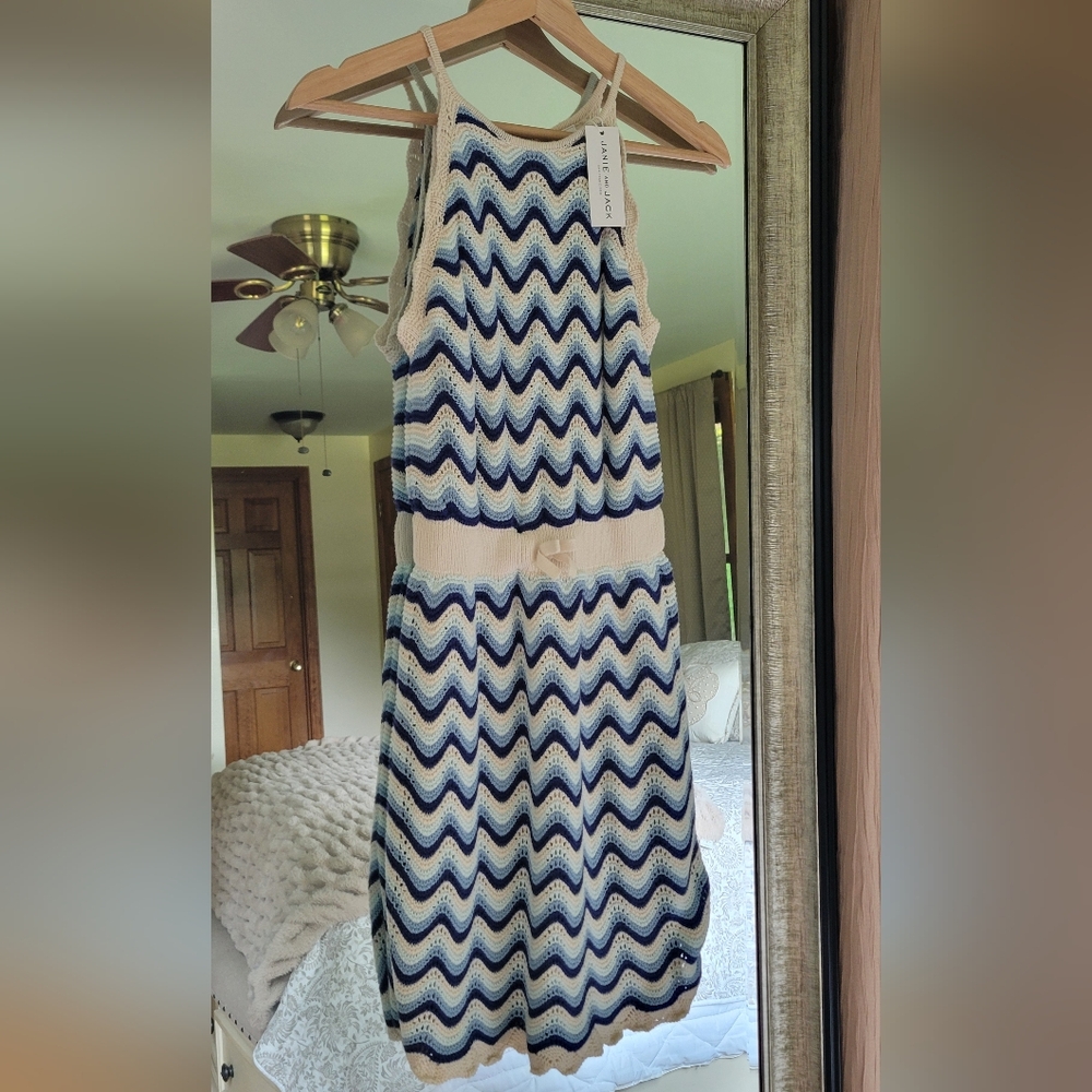 NWT Janie and Jack Crochet Dress Girls 10
